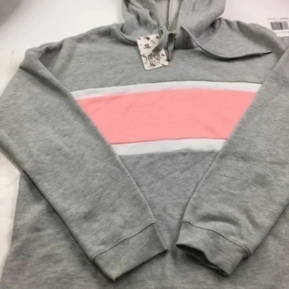 HIPPIE Rose ladies pull over hoodie L